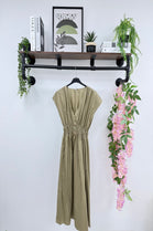 Star gathered detail dress (15250113888640)