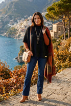 HIGHNECK PLAIN KNIT JUMPER