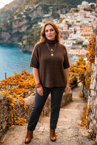 HIGHNECK PLAIN KNIT JUMPER