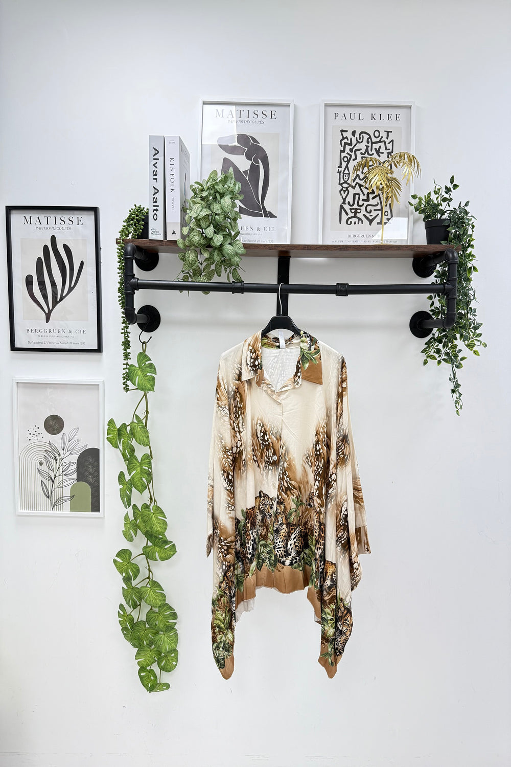 Printed Oversized shirt (15251653132672)
