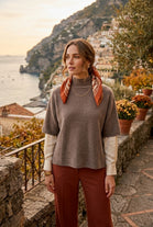 HIGHNECK PLAIN KNIT JUMPER