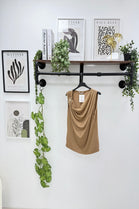 Drape star detail vest (15251657523584)