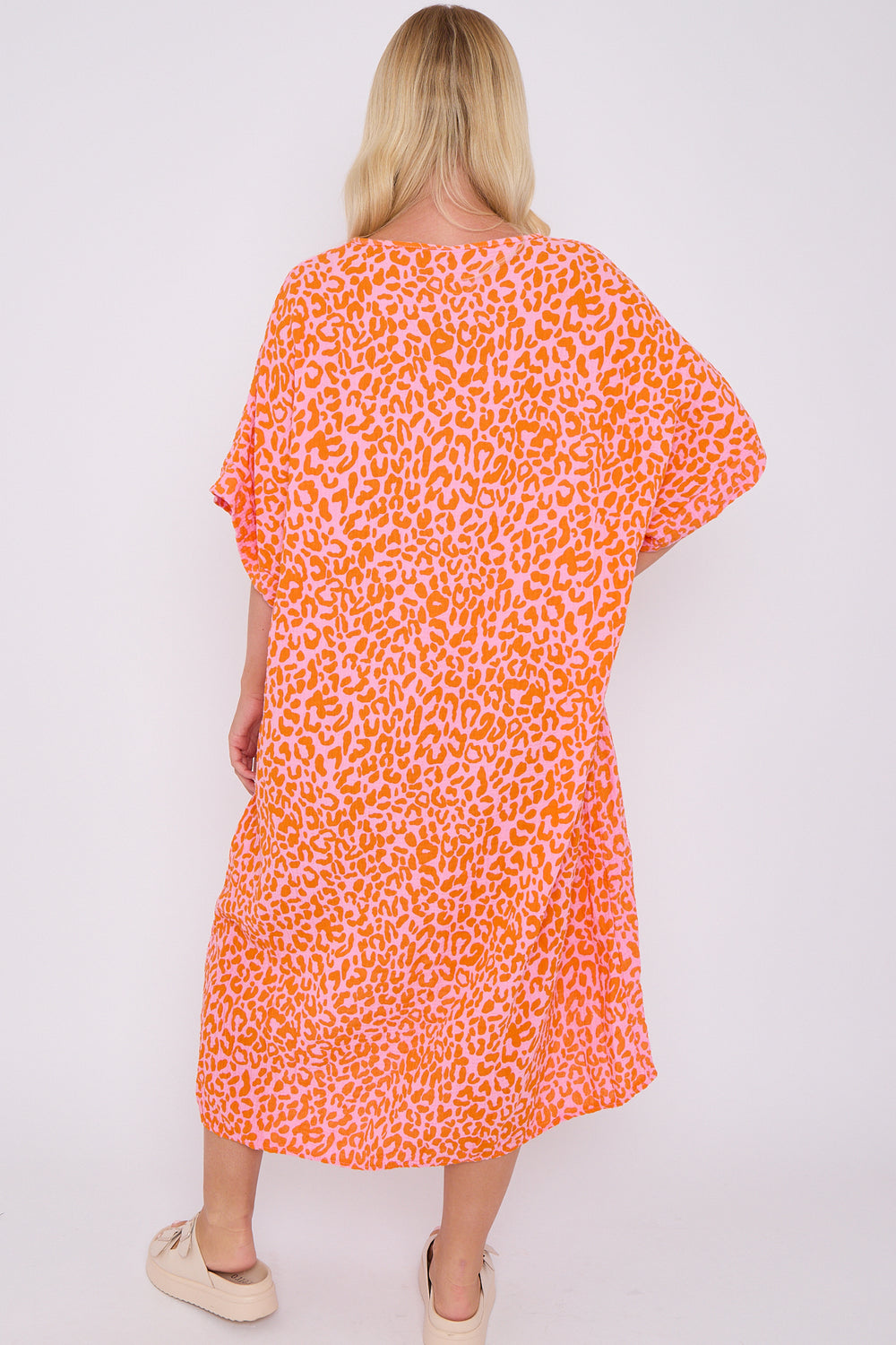 LEOPARD KNOT DRESS (8597077852408) (15154168103296)