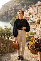BALLOON SLEEVE KNIT JUMPER