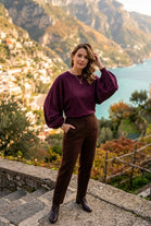 BALLOON SLEEVE KNIT JUMPER