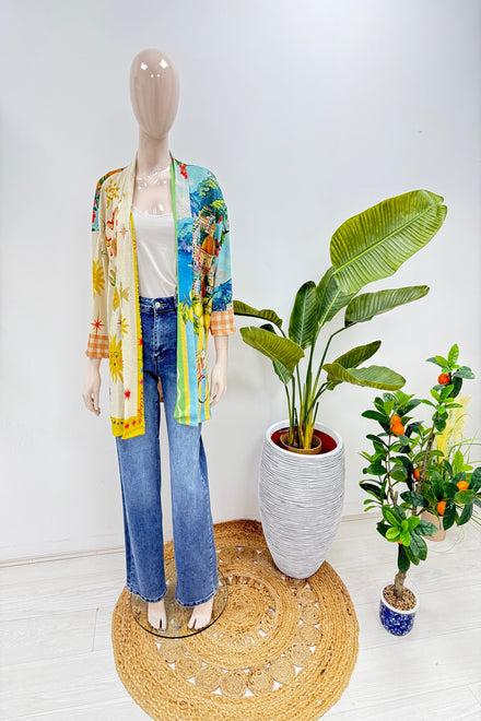 Printed detail cardigan (15255340745088)