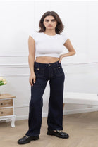 Gold Button detail Jeans (15255373971840)