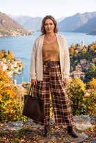 BELTED SOFT FEEL TROUSERS