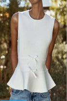 Peplum Knitted Top (15258697433472)