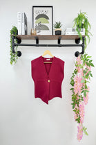 AMIRA SLEEVELESS GOLD BUTTON KNIT TOP (Copy) (15256501256576)