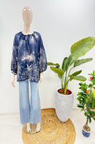 Printed Oversized Blouse (15258386071936)