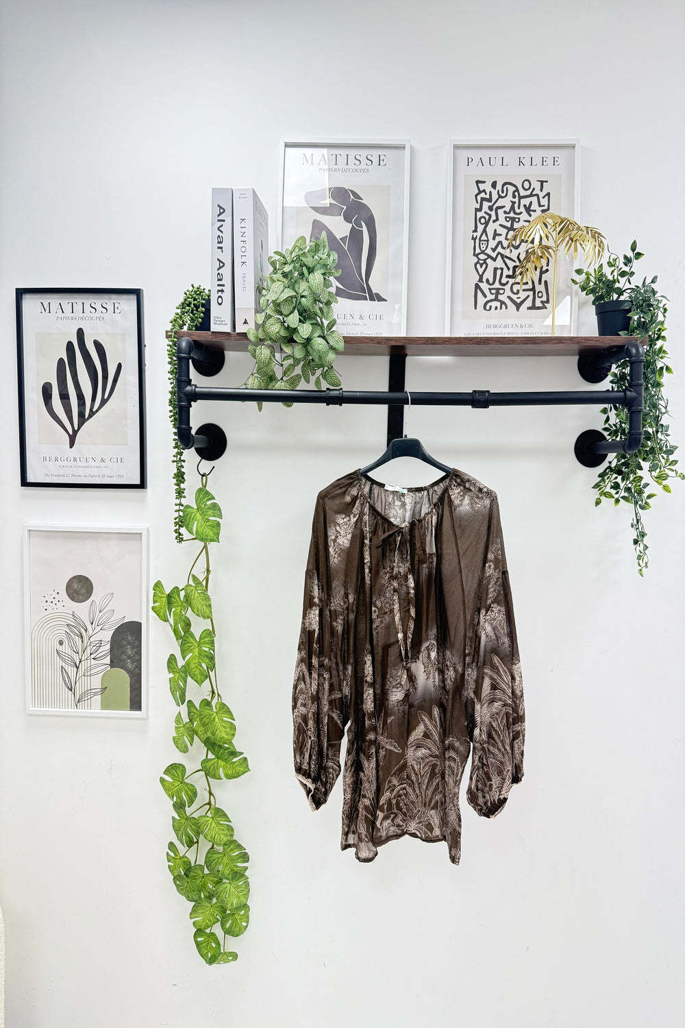 Printed Oversized Blouse (15258389250432)