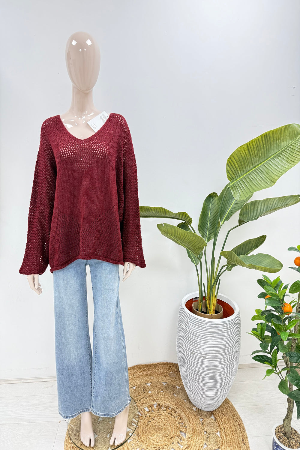 Heart detail knitted Jumper (15258414809472)