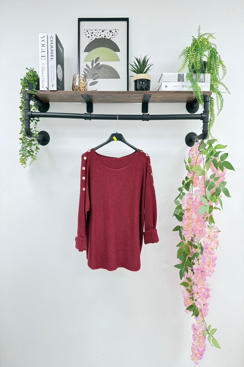 Sleeve button detail top (15258686226816)