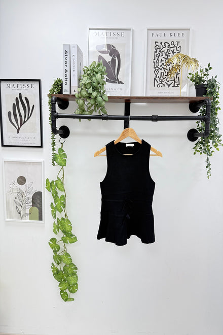 Peplum Knitted Top (15258703364480)