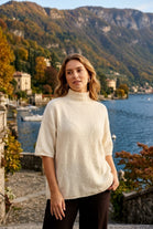 HIGHNECK PLAIN KNIT JUMPER