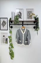 2Tone button detail cardigan (15262559699328)