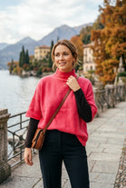 HIGHNECK PLAIN KNIT JUMPER