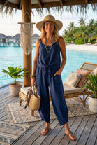 VISCOSE BARREL TROUSER