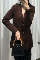 2 Button collar detail waist coat (15262718198144)