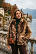BAMBI PRINT FAUX-FUR JACKET