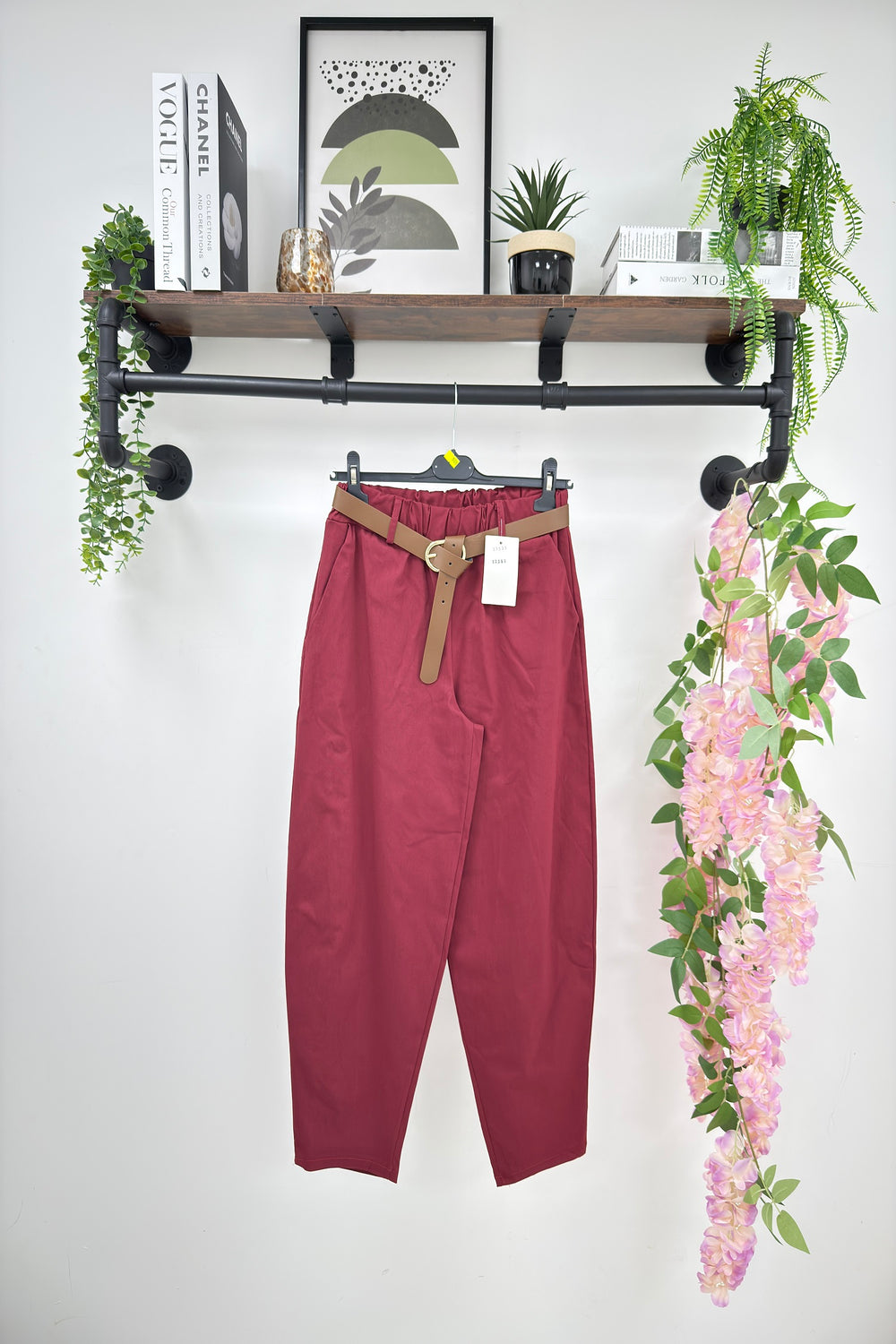 Belted Casual Trouser (15266322547072)