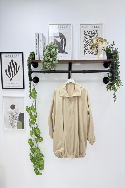 Zip detail jacket (15266221097344)