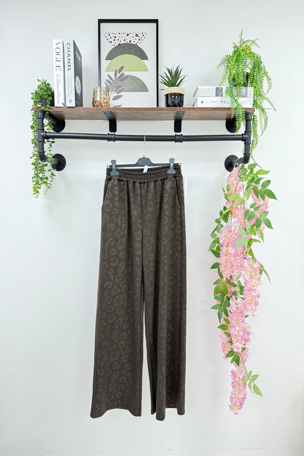 Leopard Print Joggers (15266358657408)