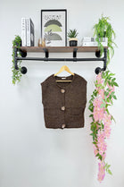 Flower button knit Jumper (15266353348992)