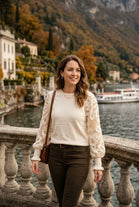 LACE SLEEVE JUMPER