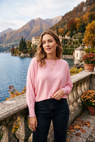 GLITTER BATWING FINE KNIT JUMPER