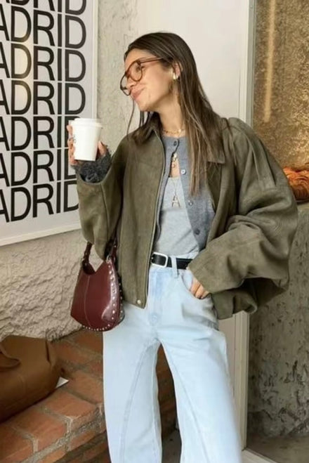 OVERSIZED SUEDE JACKET (15298716795264)