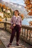 STRIPE COLLAR JUMPER