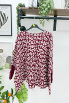 LEOPARD  BOXYFIT JUMPER