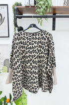 LEOPARD  BOXYFIT JUMPER