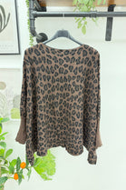 LEOPARD  BOXYFIT JUMPER