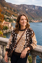 BAMBI METALIIC THREAD DETAIL KNIT JUMPER