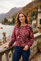 BAMBI PRINT LONG SLEEVE TOP