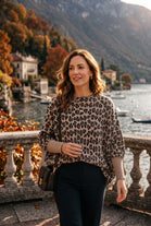 LEOPARD  BOXYFIT JUMPER