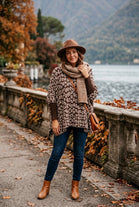 LEOPARD  BOXYFIT JUMPER