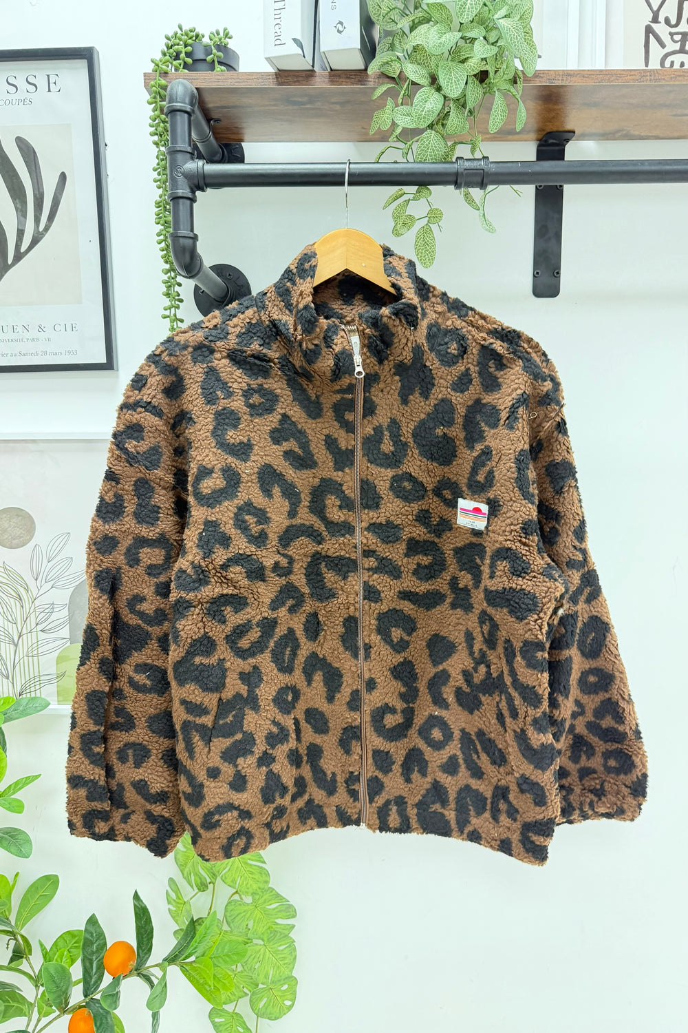 LEOPARD FLEECE ZIP-UP JACKET(MIXED COLOUR PACK)