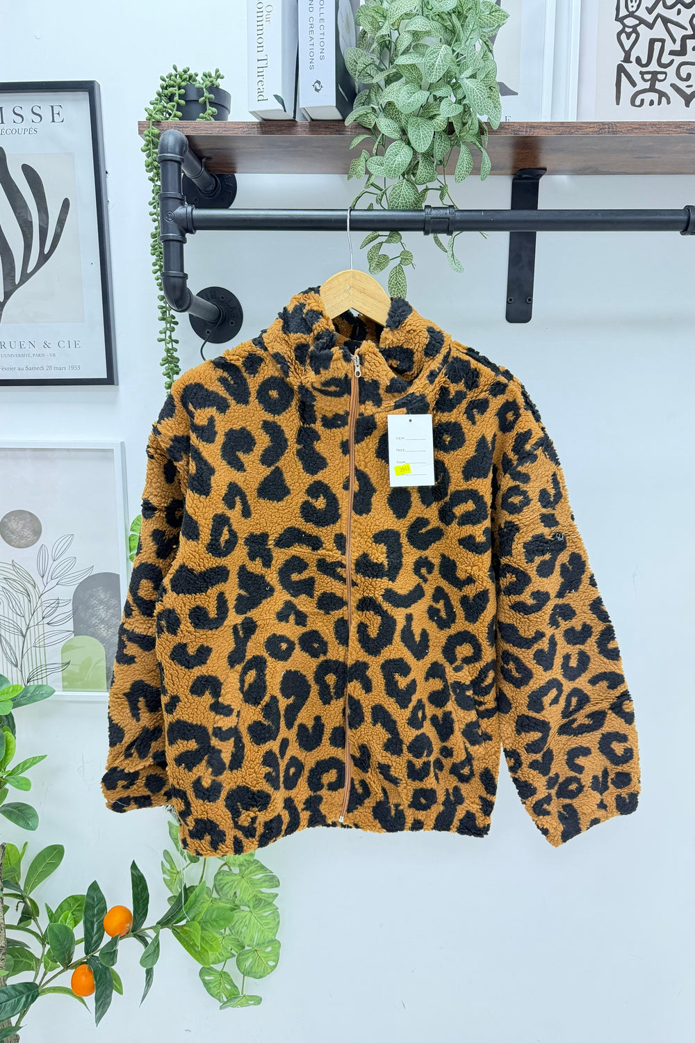 LEOPARD FLEECE ZIP-UP JACKET(MIXED COLOUR PACK)