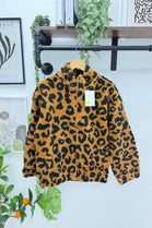 LEOPARD FLEECE ZIP-UP JACKET(MIXED COLOUR PACK)