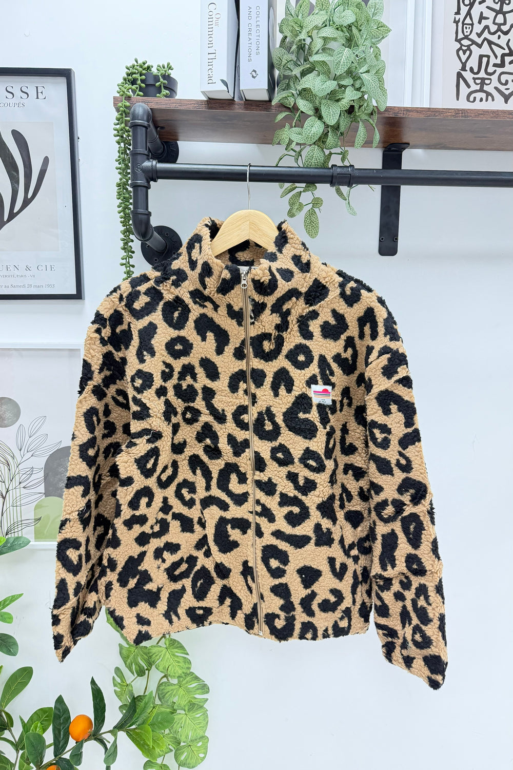 LEOPARD FLEECE ZIP-UP JACKET(MIXED COLOUR PACK)