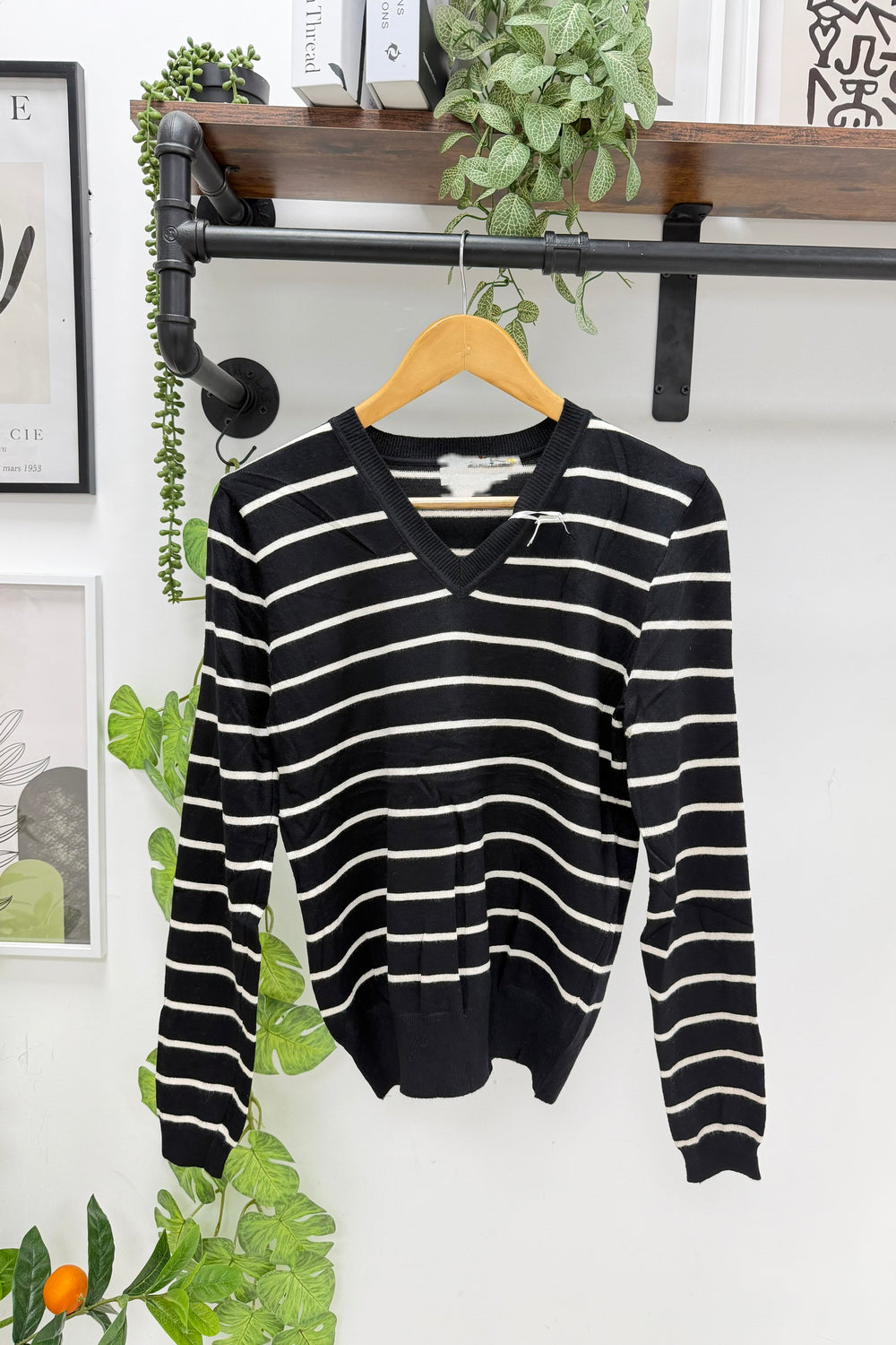 STRIPE V-NECK JUMPER(MIXED COLOUR PACK)