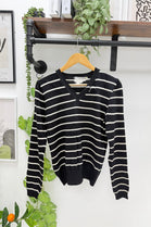 STRIPE V-NECK JUMPER(MIXED COLOUR PACK)