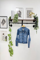 GOLD BUTTON DENIM JACKET (15296936739200)
