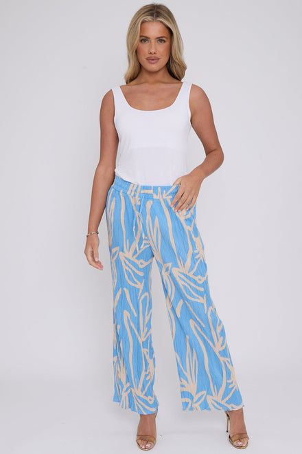 PLEATED PRINT TROUSER(MIXED COLOUR PACK) (8268504105208) (8497893179640) (15149993918848) (15149994213760)