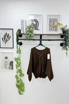 BOW PLAIN KNIT JUMPER (15298877555072)