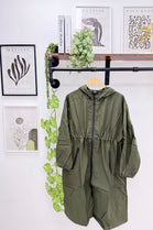 LONGLINE PULL STRING RAIN JACKET (Copy) (15298870018432)